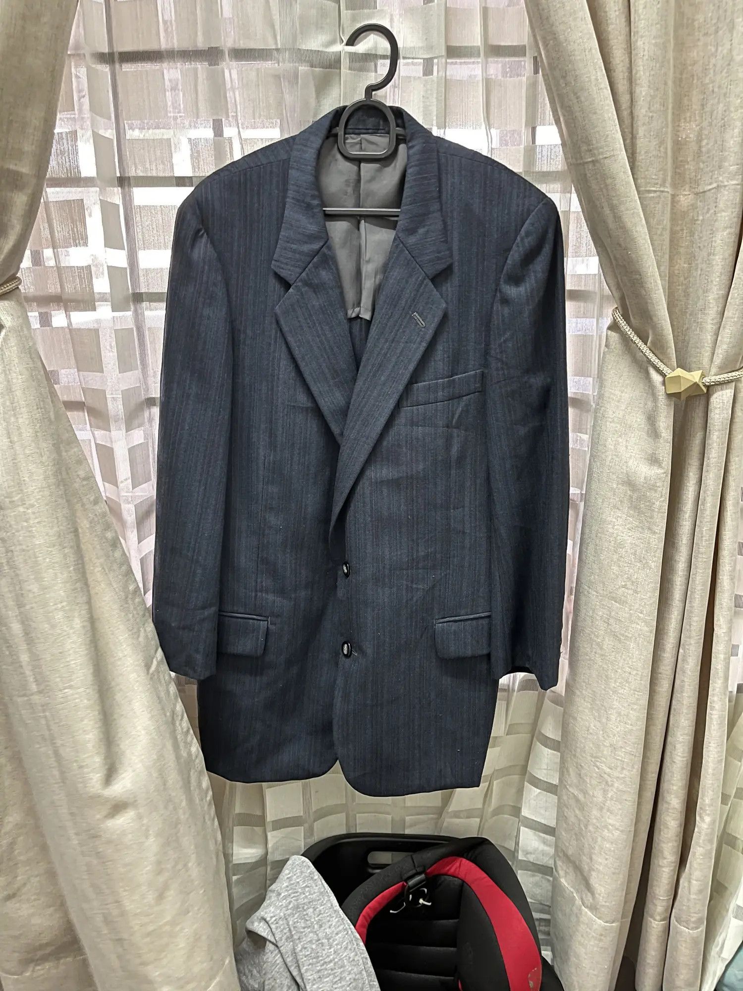 Saint Laurent Paris Saint Laurent Stripes Wool Jacket Size US L / EU 52-54 / 3 - 3 Thumbnail