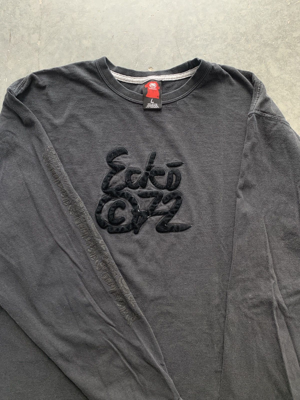Ecko Unltd. × Lil Yachty × Vintage Vintage Y2K Ecko Unltd. Graphic Tee Faded Black Size US L / EU 52-54 / 3 - 1 Thumbnail