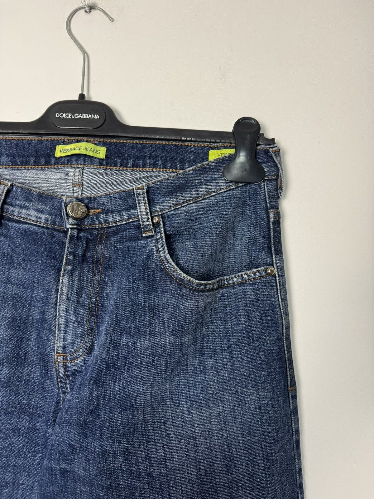 Versace Versace Jeans Metal Logo Denim Luxury Designer Y2K style Size US 31 - 5 Thumbnail
