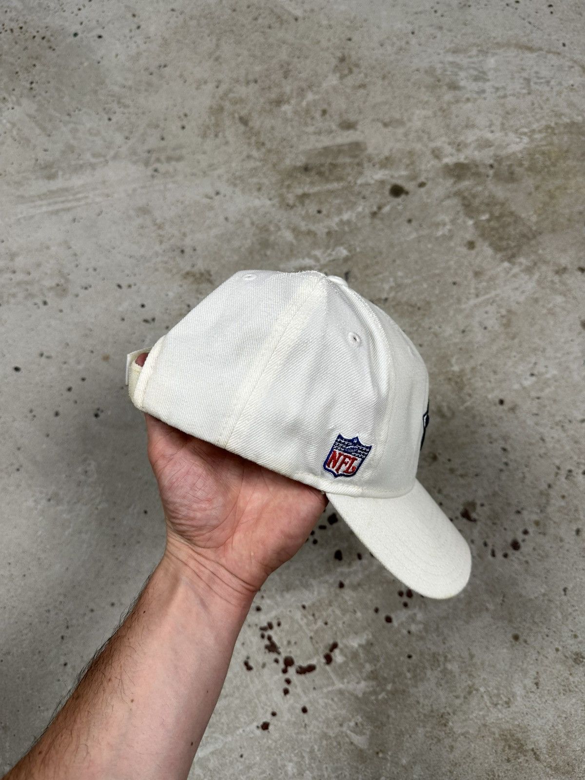 Reebok Vintage Y2K Reebok x NFL Dallas Cowboys White Hat Cap Size ONE SIZE - 8 Thumbnail