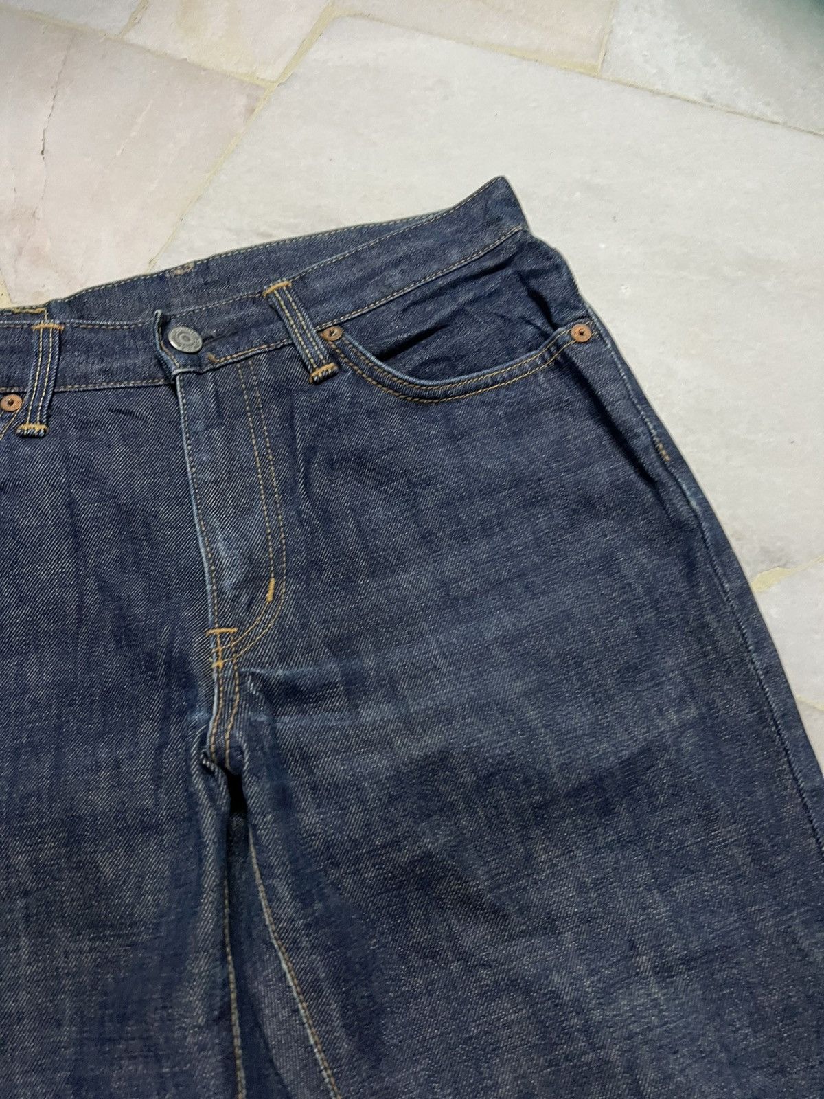 Japanese Brand 💥Flare💥90s Edwin 800SX Distress Bell Bottom Flare Jean Size US 29 - 10 Thumbnail