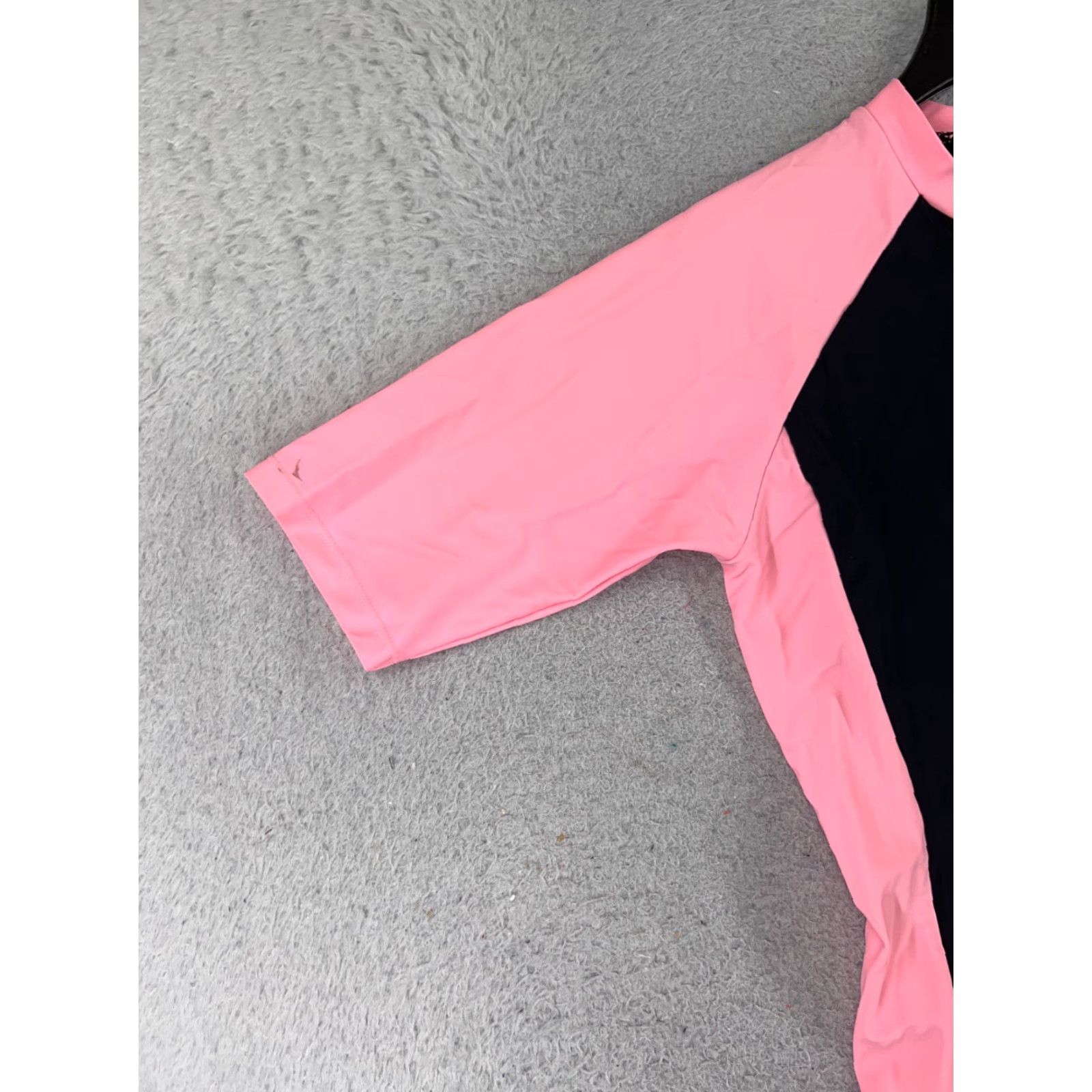 Vintage Swimsuit Womens XL Pink Short Sleeve One Piece Sports Surfing - Unbranded Navy? No, Pink. Wait. Size 40" / US 18 - 3 Thumbnail