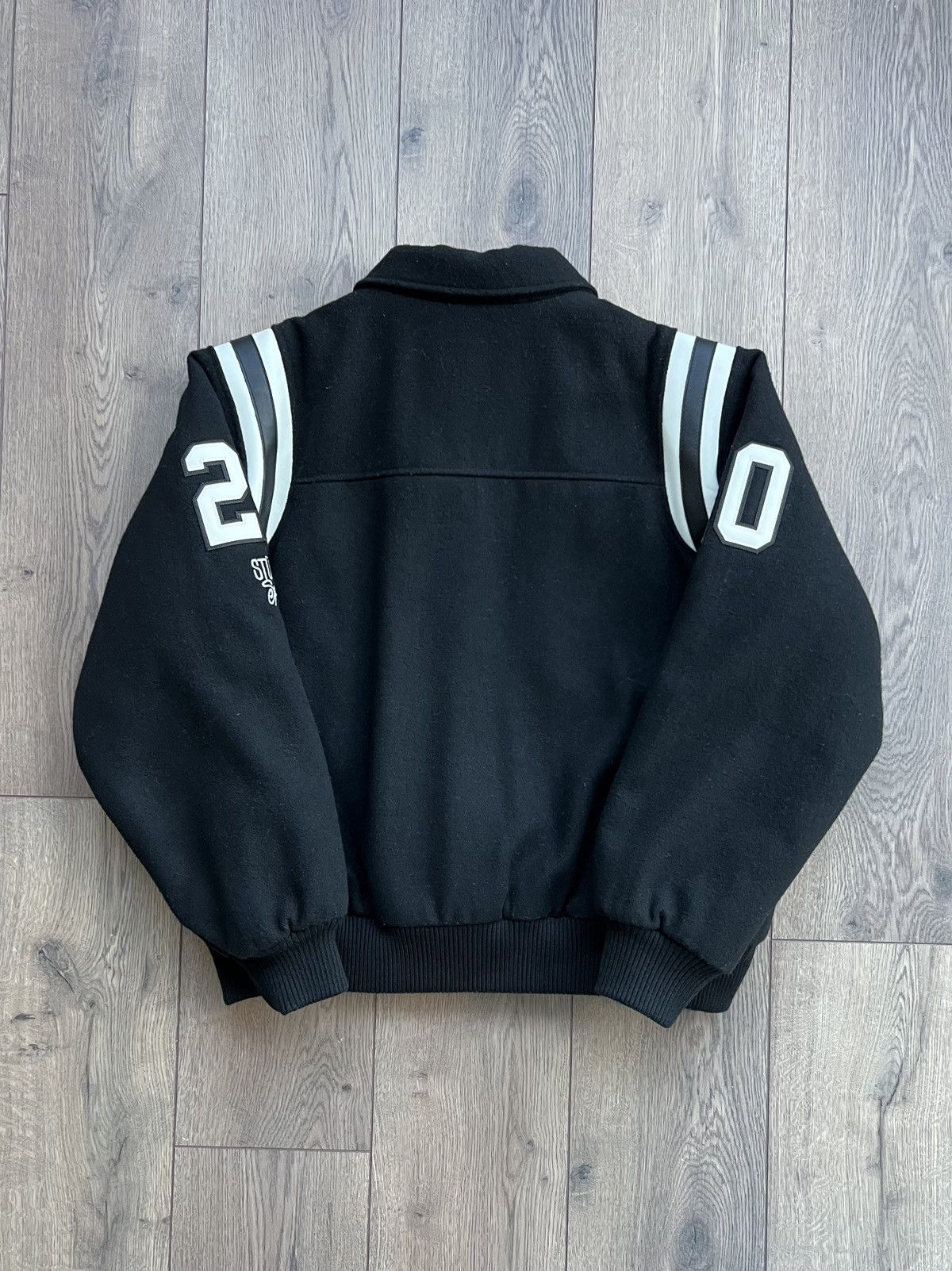 Stussy 80 Wool Varsity Jacket Large