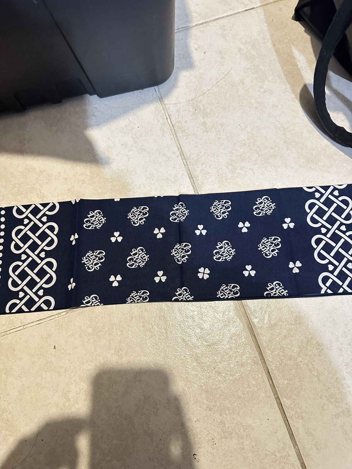 Girls Don't Cry Girls Don’t Cry Verdy Blue Bandana Scarf, NEW Size ONE SIZE - 3 Thumbnail
