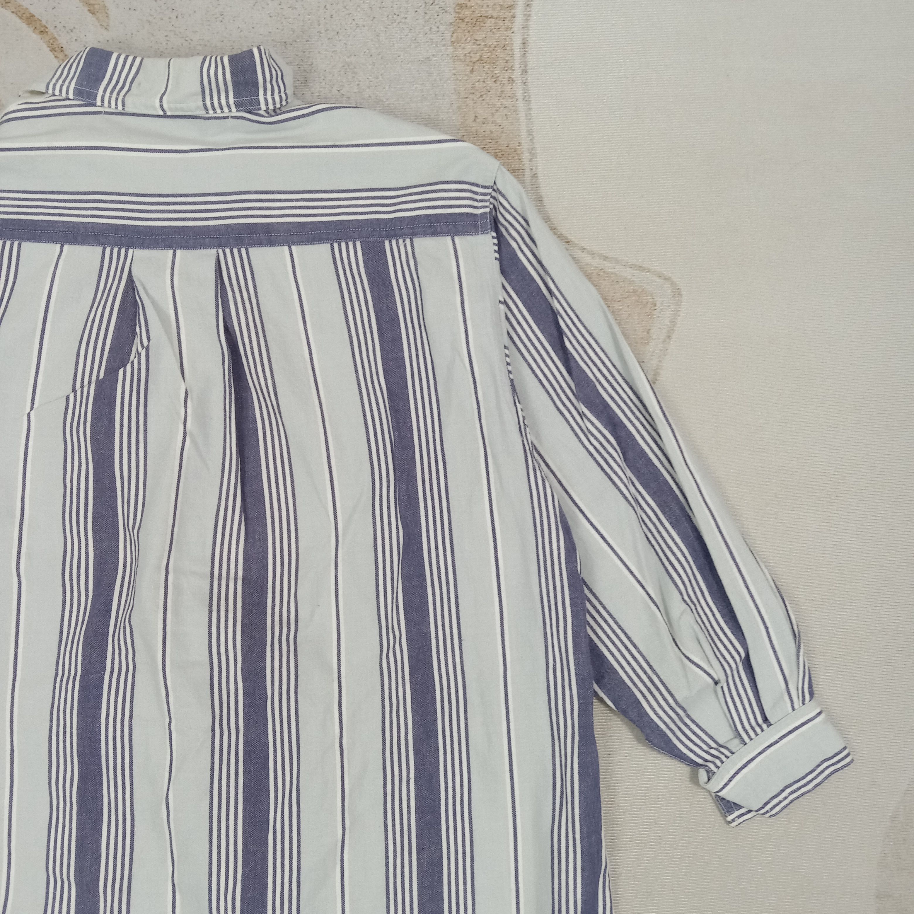 Comme des Garcons Comme Des Garcons 90's Stripes Dress Shirt C268N5 Size M / US 6-8 / IT 42-44 - 8 Thumbnail