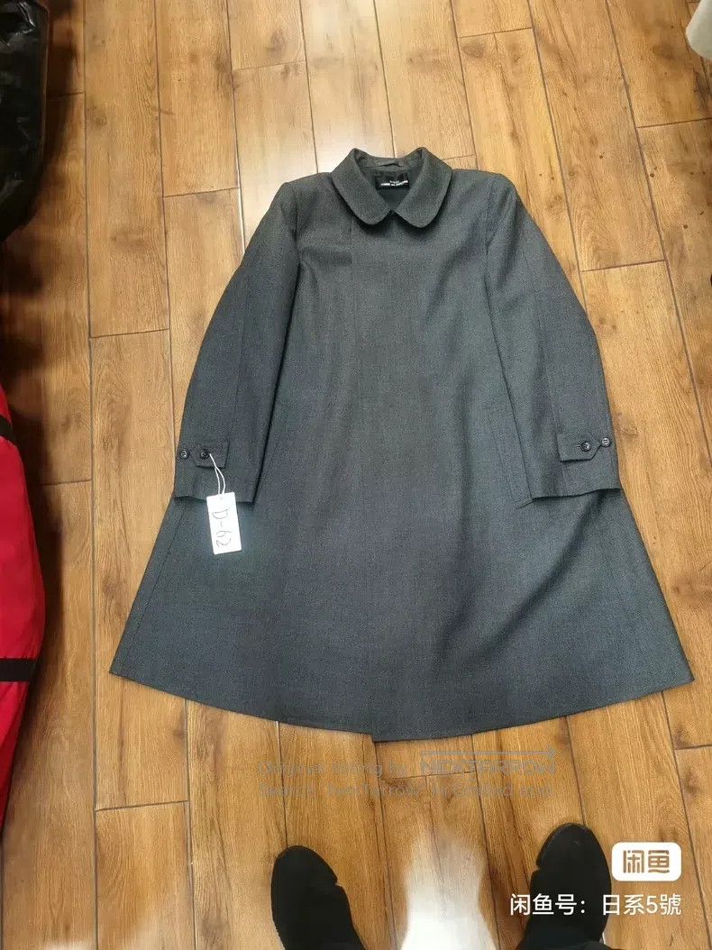 Comme des Garcons Comme Des Garcons Light Gray Full Wool Oversized Fashionab Size S / US 4 / IT 40 - 1 Thumbnail