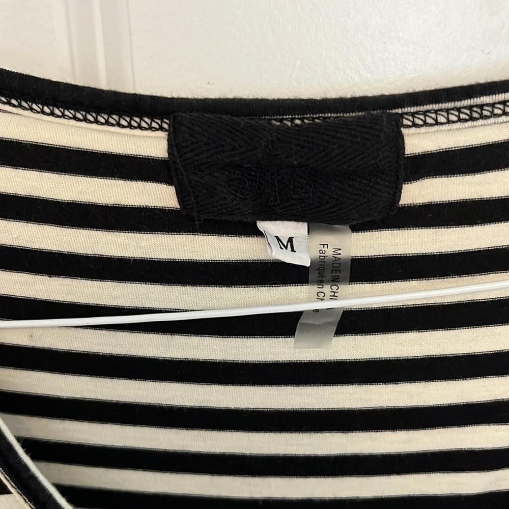 Designer Young, Fabulous and Broke striped ruffle hem dress Size M / US 6-8 / IT 42-44 - 3 Thumbnail