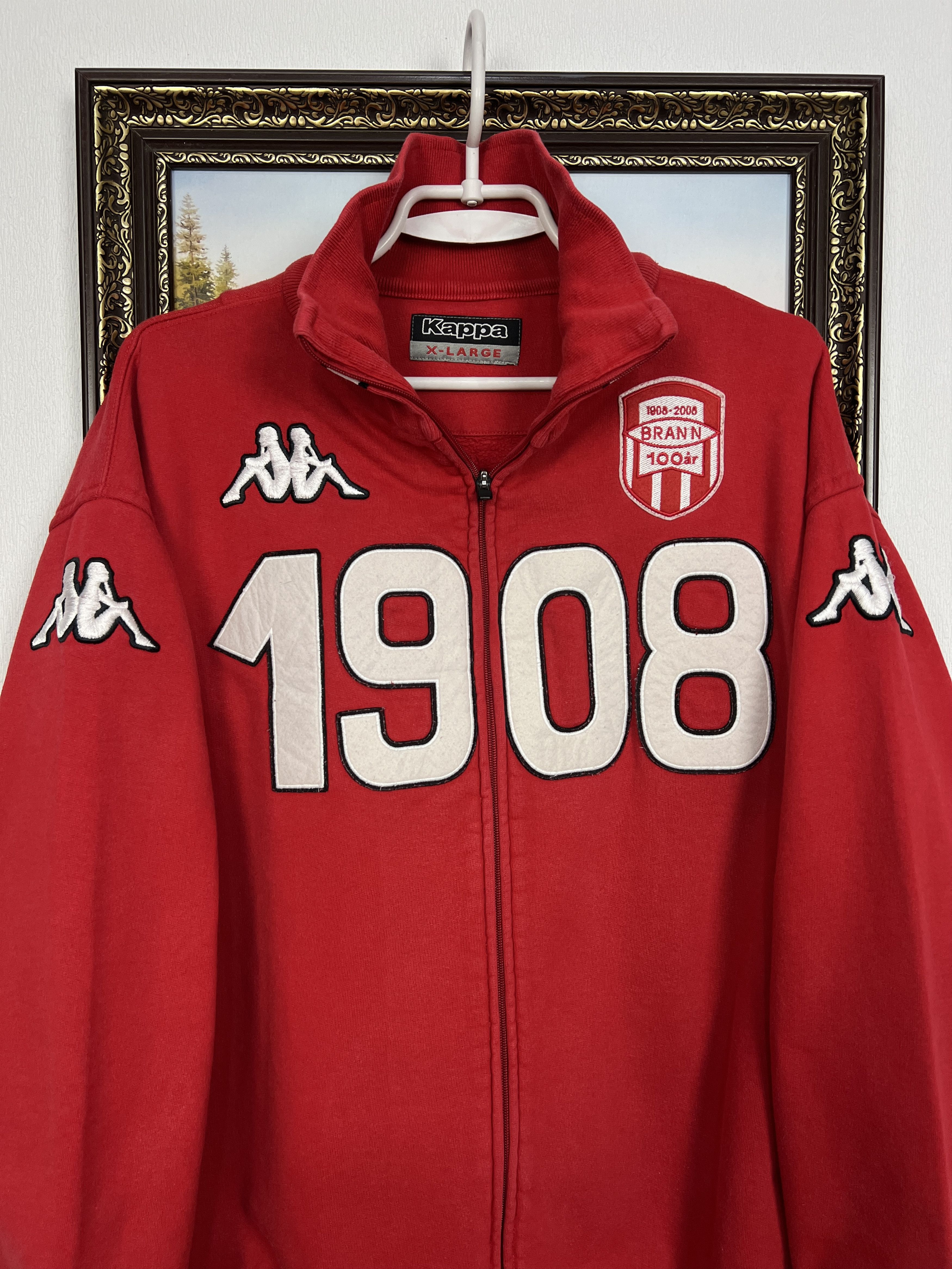 Kappa Vintage Kappa Brann Bergen Football Jacket Soccer Track Top Size US XL / EU 56 / 4 - 2 Thumbnail