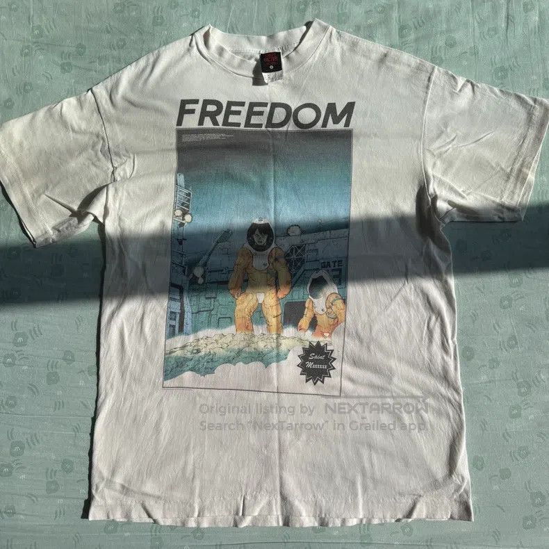 Saint Michael Saint Michael Off-white washed short sleeves Size US M / EU 48-50 / 2 - 1 Thumbnail