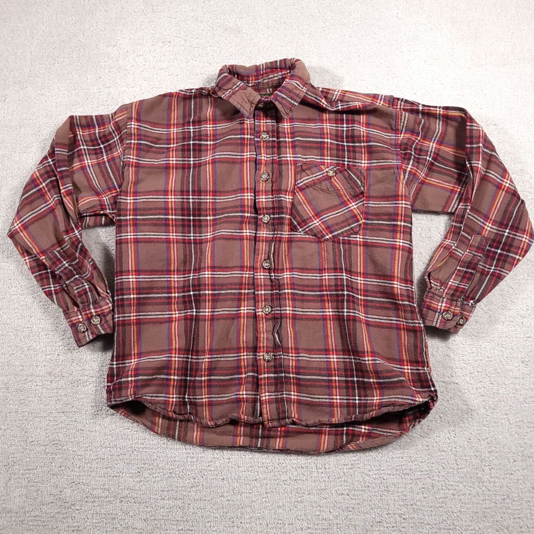 Vintage VINTAGE Stillwater Supply Co. Flannel Shirt Mens M Red Plaid Outdoor Pockets Shirt Mens Regular Red Plaid Outdoor Pockets Size US M / EU 48-50 / 2 - 2 Thumbnail