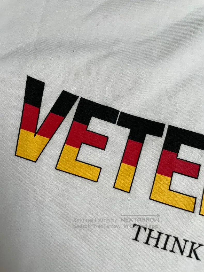 Vetements Vetements Letter Print Short Sleeve White T-Shirt Size US XS / EU 42 / 0 - 2 Thumbnail