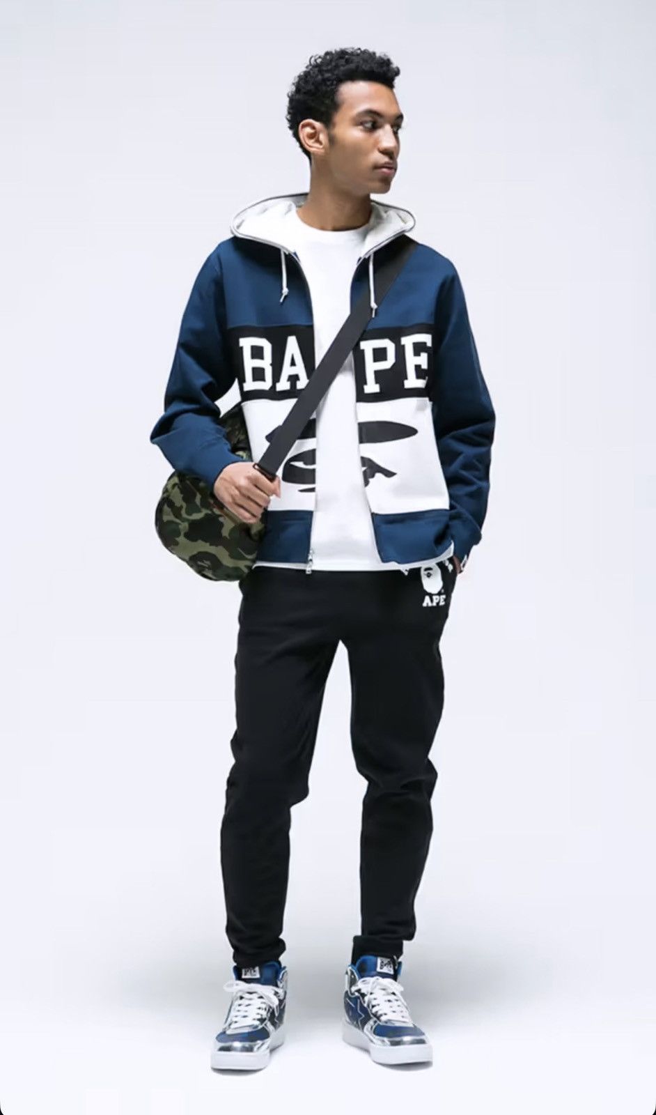 Bape Bape City Camo Ape Face Full Zip Hoodies Size S / US 4 / IT 40 - 1 Thumbnail