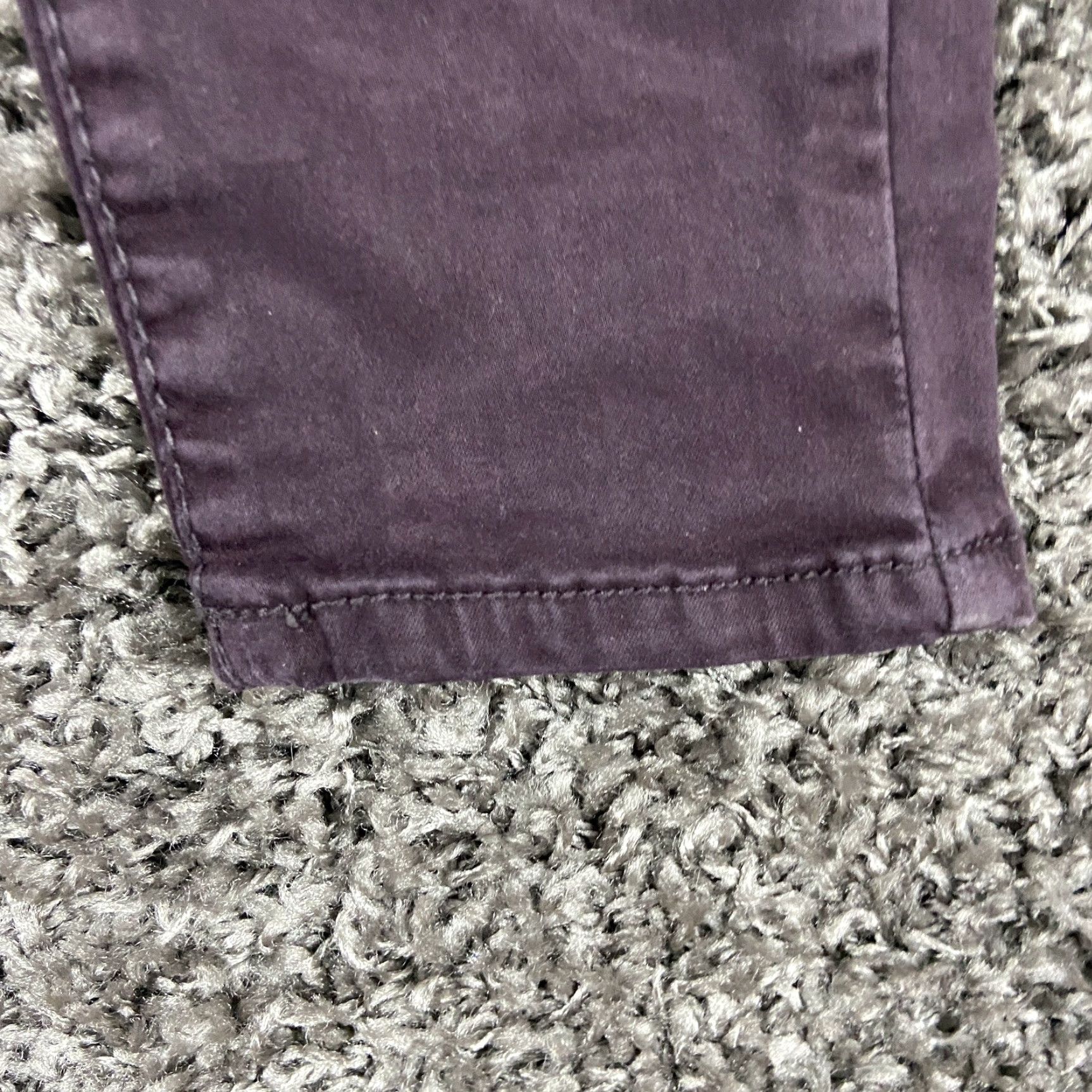 American Eagle Outfitters American Eagle Jeans Women 2 Regular Purple Super Stretch Distressed 29x27 Womens Size 26" / US 2 / IT 38 - 2 Thumbnail