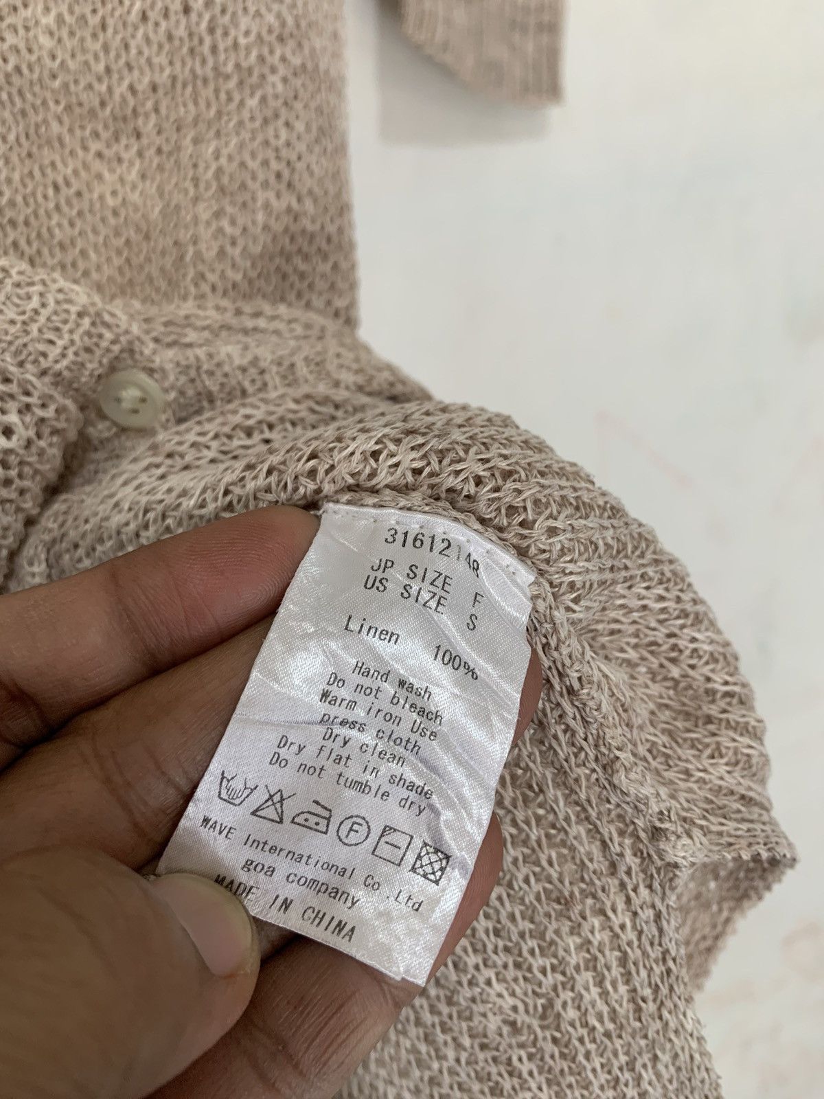 14th Addiction × If Six Was Nine × Japanese Brand GOA linen long knit cardigan Size S / US 4 / IT 40 - 5 Thumbnail