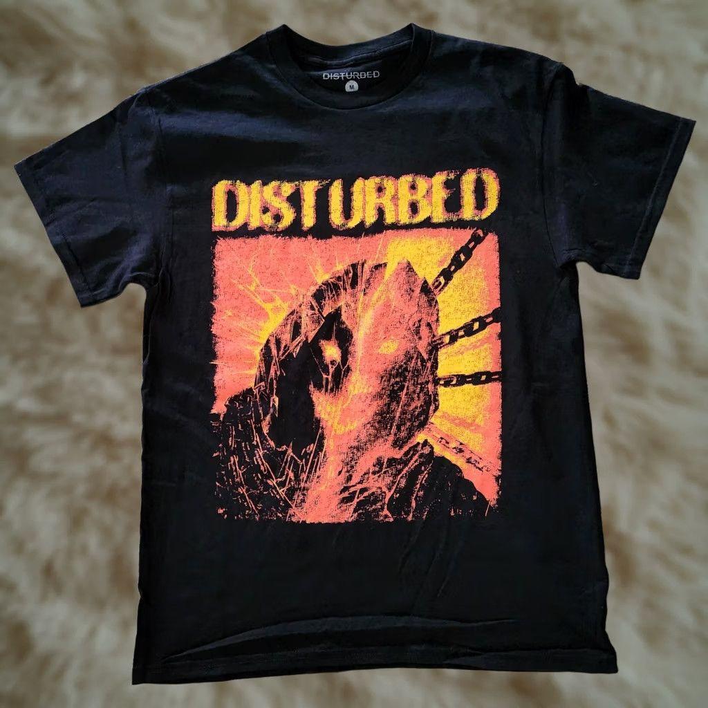 Doublet Disturbed T Shirt Tee European Tour 2023 Split Face Black Rock Metal Double Side Mens M Size US M / EU 48-50 / 2 - 1 Thumbnail