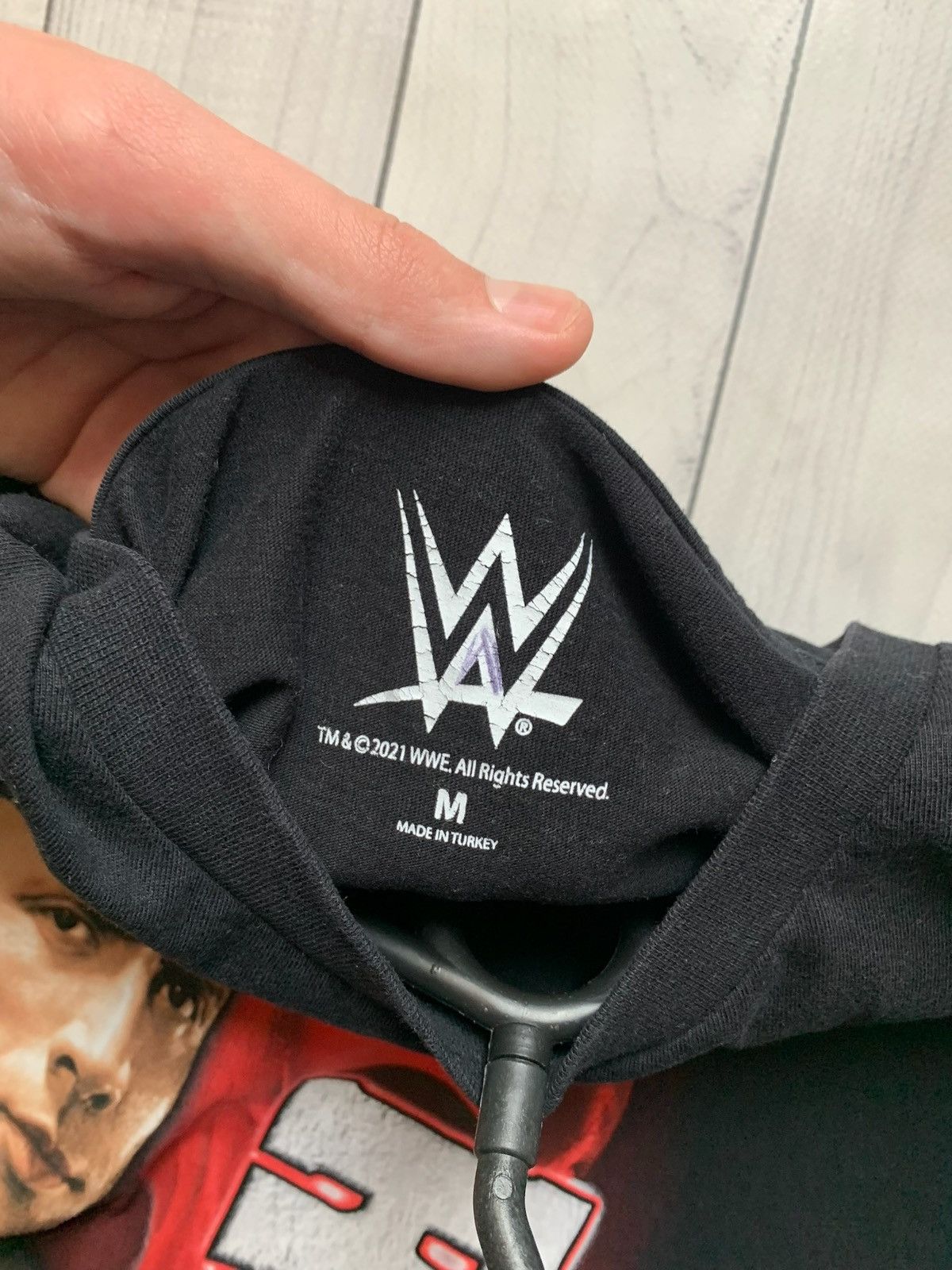 WWE Vintage Wrestling tee big logo The Rock dwayne johnson S/M Size US M / EU 48-50 / 2 - 4 Thumbnail