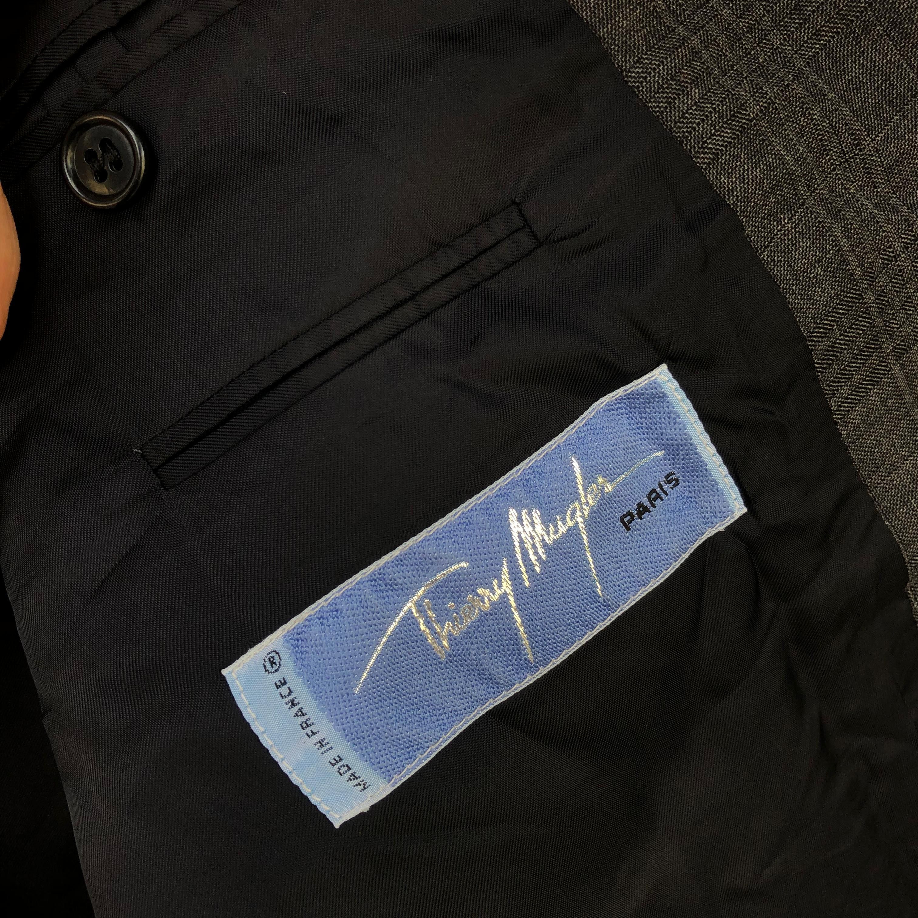 Thierry Mugler 1991 Thierry Mugler Wool Blazer Size 38L - 5 Thumbnail