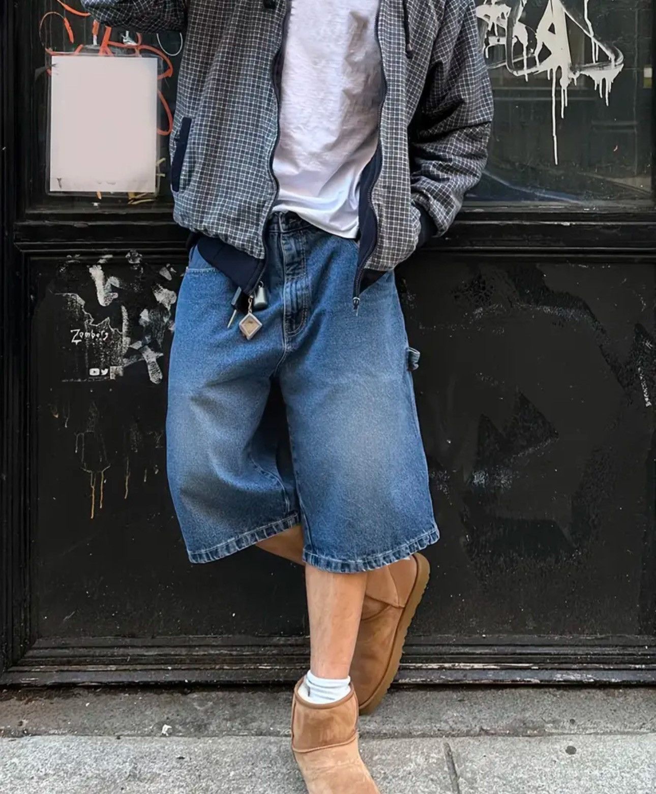 Designer × Other Streetwear Baggy Loose Blue Oversized Y2k Shorts Size US 34 / EU 50 - 3 Thumbnail
