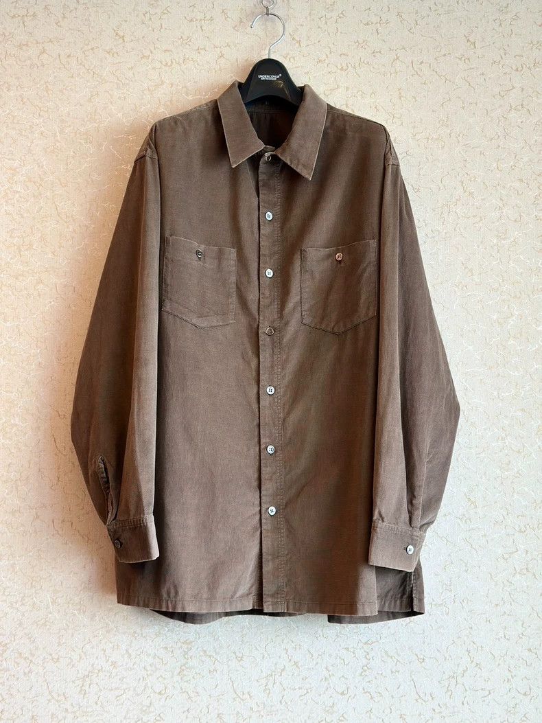 Yohji Yamamoto yohji yamamoto size os 90s plaid fleece shirt 2503-Nextarro Size US M / EU 48-50 / 2 - 1 Thumbnail