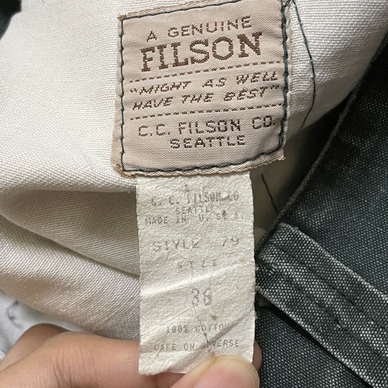 Filson Very Rare Vintage Filson Made In Usa Duck Canvas Pants 1980s Size US 36 / EU 52 - 10 Thumbnail