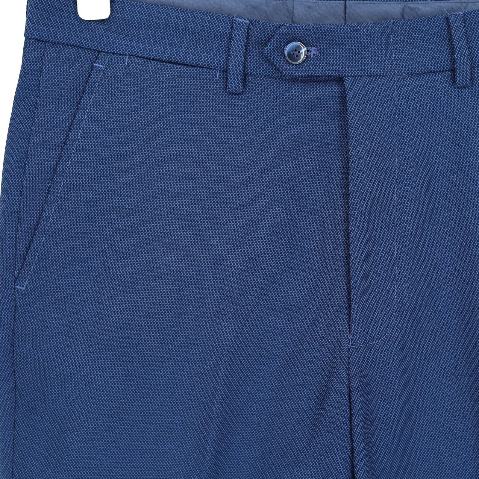 Nautica Nautica Men's Blue Birdseye Suit Dress Pants Size W32 L30 Size US 32 / EU 48 - 4 Thumbnail