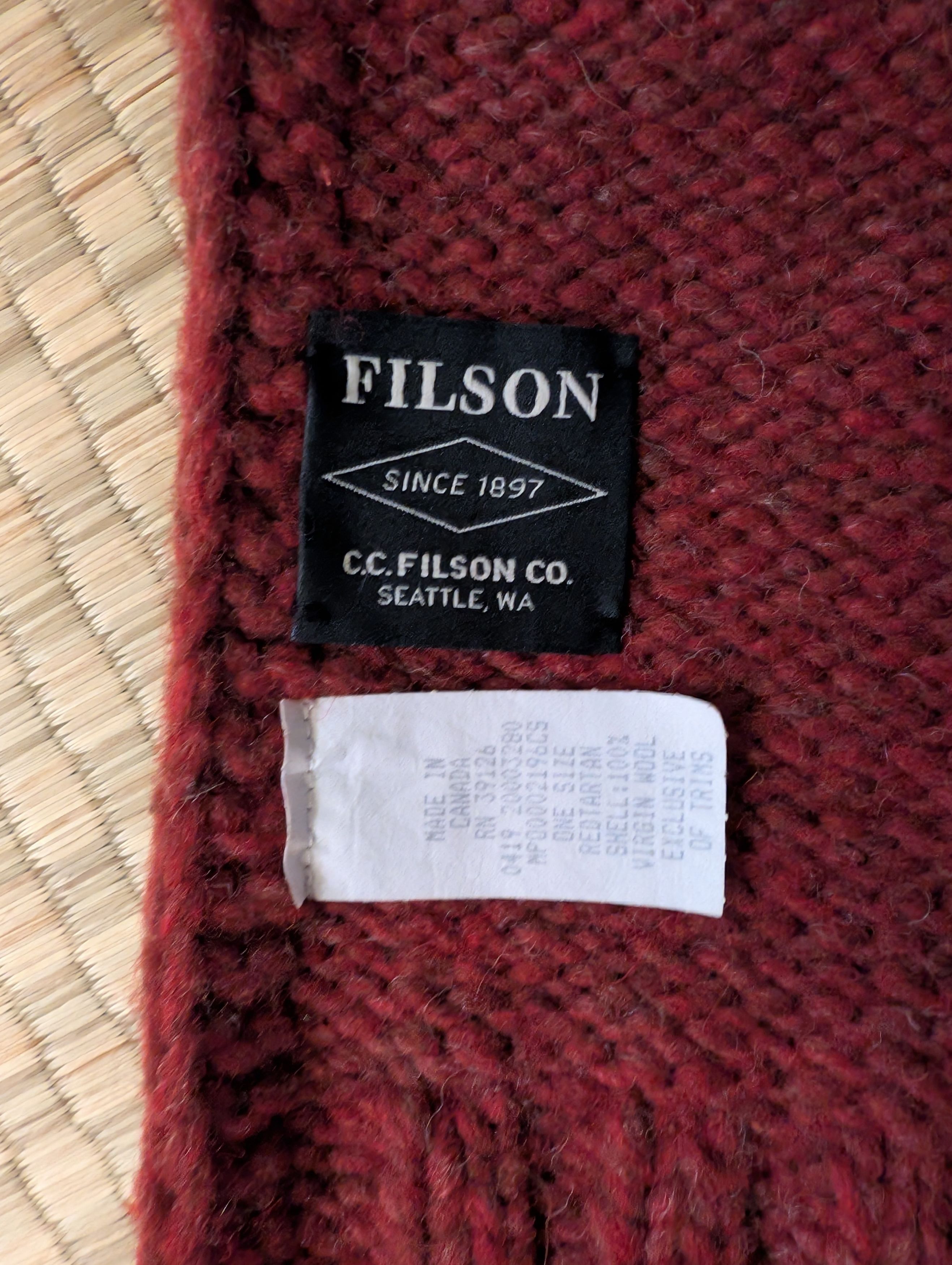 Filson RARE Filson Cowichan Wool Sweater Made in Canada Size ONE SIZE - 3 Thumbnail