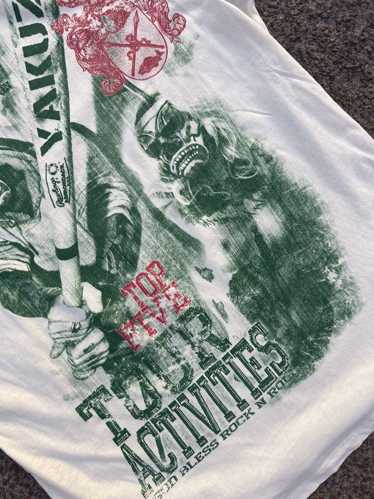 Japanese Brand Y2K Yakuza Adult Cocaine alcohol sex rock n roll Tour tee Size US L / EU 52-54 / 3 - 10 Thumbnail