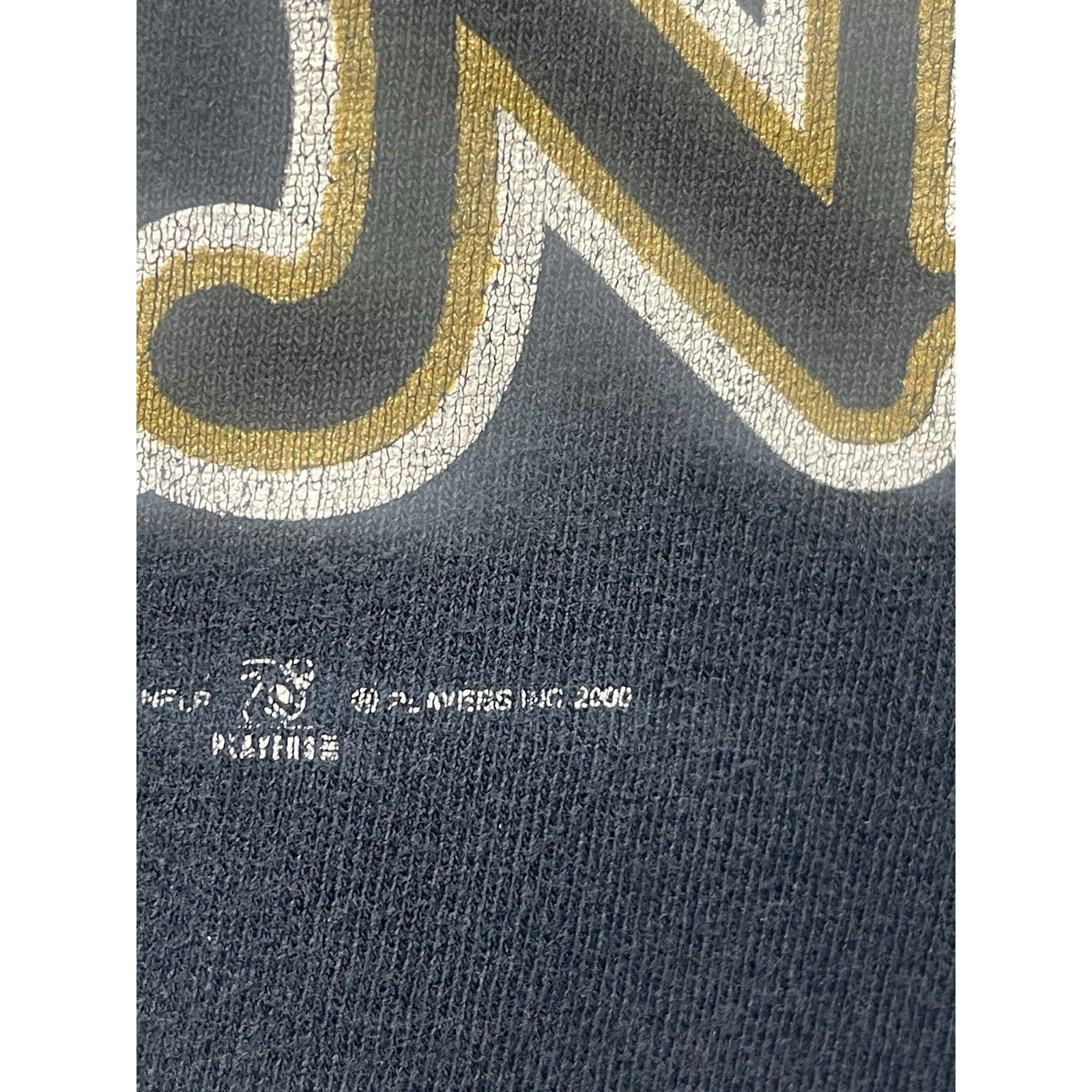 All Sport Vintage Y2K New Orleans Saints T Shirt Size Large Black And Size US L / EU 52-54 / 3 - 4 Thumbnail