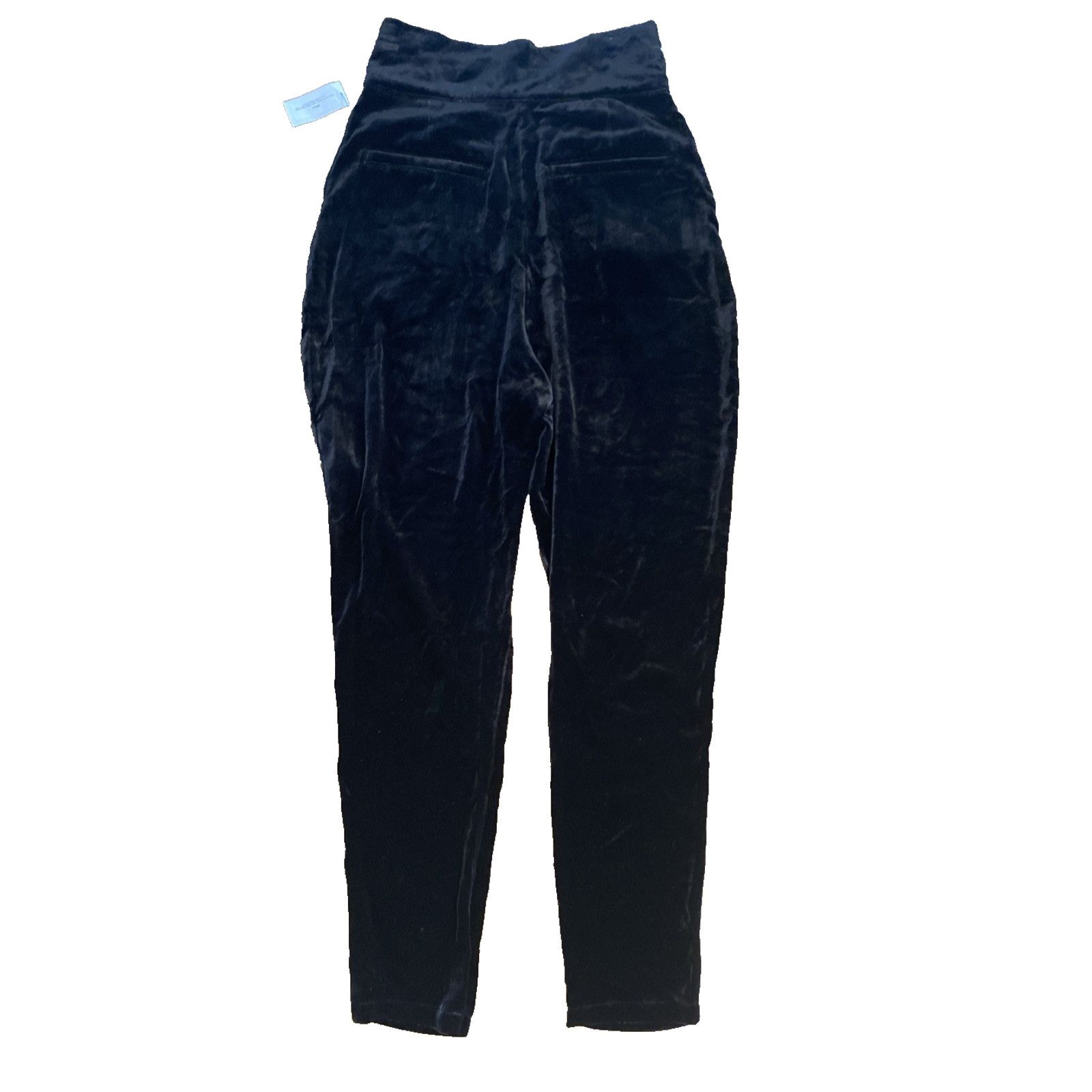 Joie Joie Farah High Waist Velvet Pants Women 4 Caviar Pockets Size 27" / US 4 / IT 40 - 3 Thumbnail