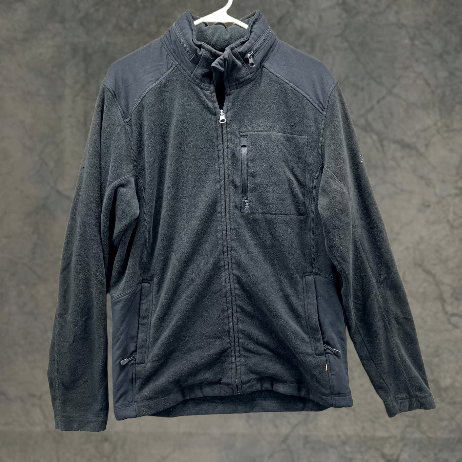 Quiksilver VINTAGE Quiksilver Jacket Mens L Black Full Zip Fleece Sherpa Polyester Y2K Size US L / EU 52-54 / 3 - 1 Thumbnail