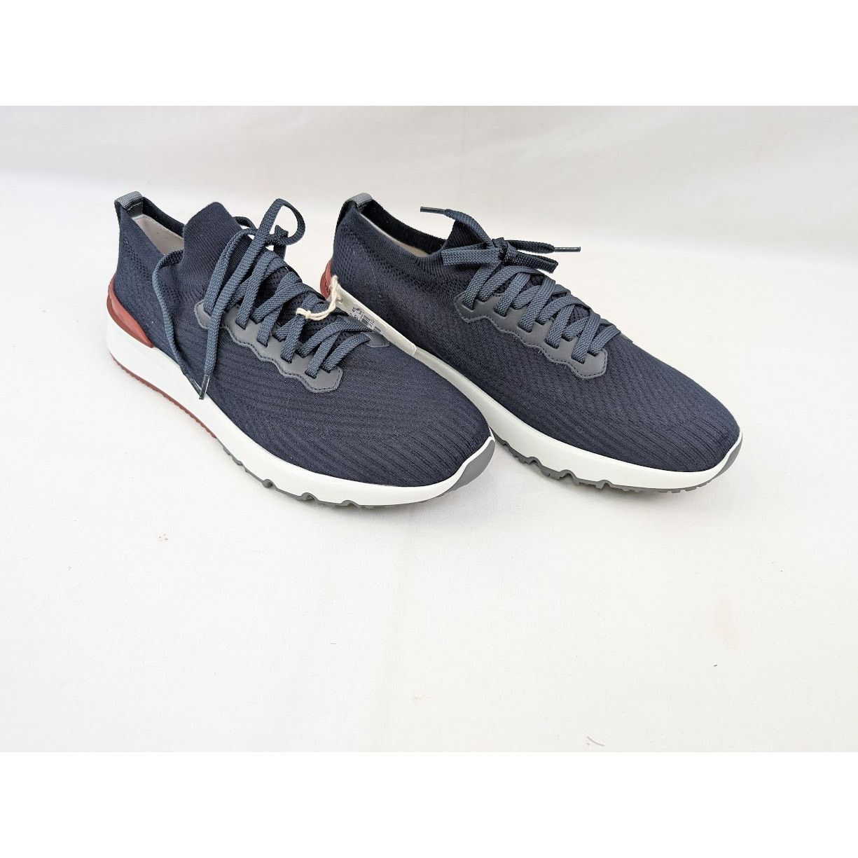 Brunello Cucinelli o1rshd1 Low-Top Sneakers in Navy Size US 12 / EU 45 - 13 Thumbnail