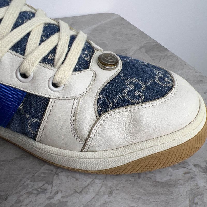 Gucci Gucci Screener Denim Series Stylish Sneakers - Size US 9.5 / EU 42-43 - 8 Thumbnail