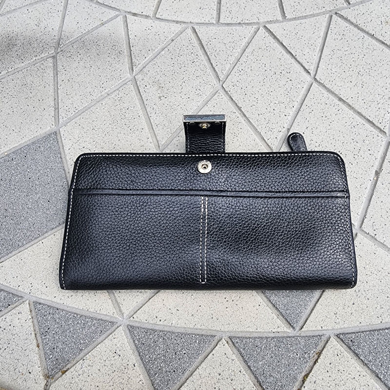 Brighton Brighton Black Barbados Large Leather Pocket Wallet Size ONE SIZE - 6 Thumbnail