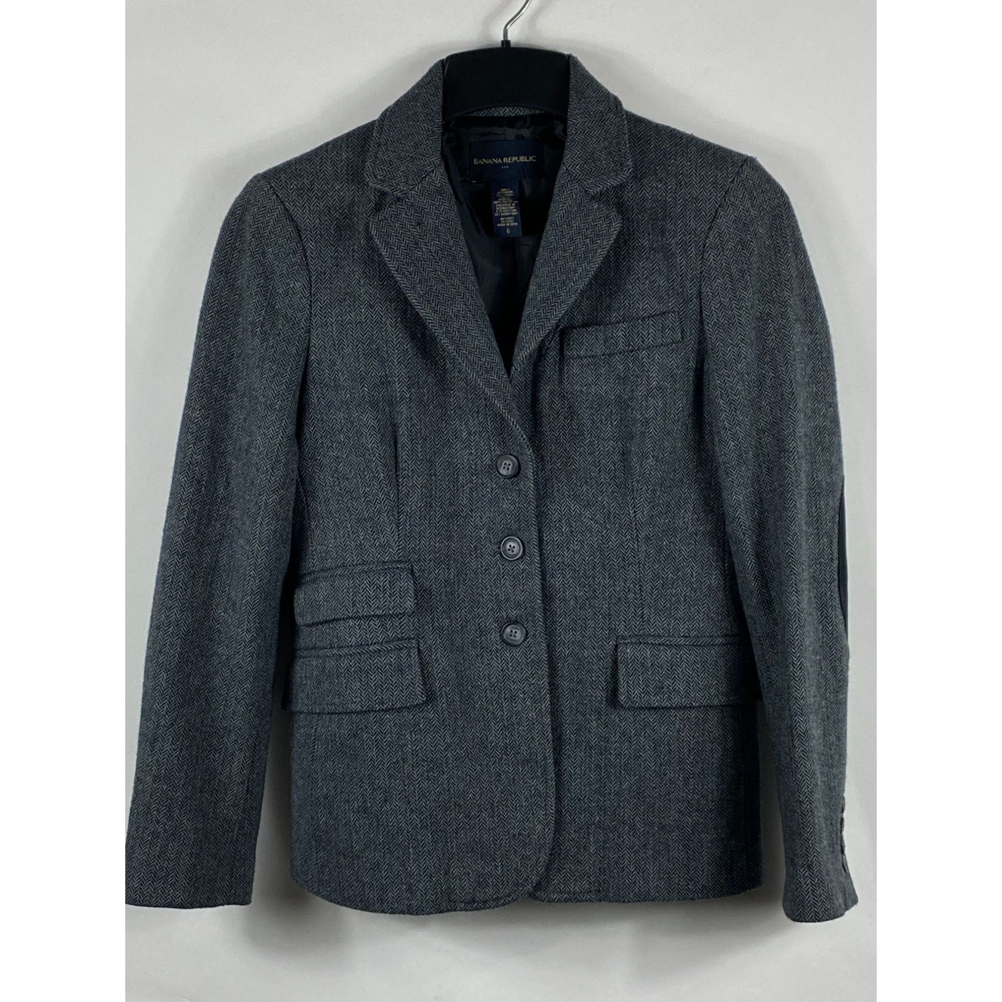 Banana Republic Banana Republic 3-Button Single-Breasted Wool Blazer Jacket Size M / US 6-8 / IT 42-44 - 1 Thumbnail