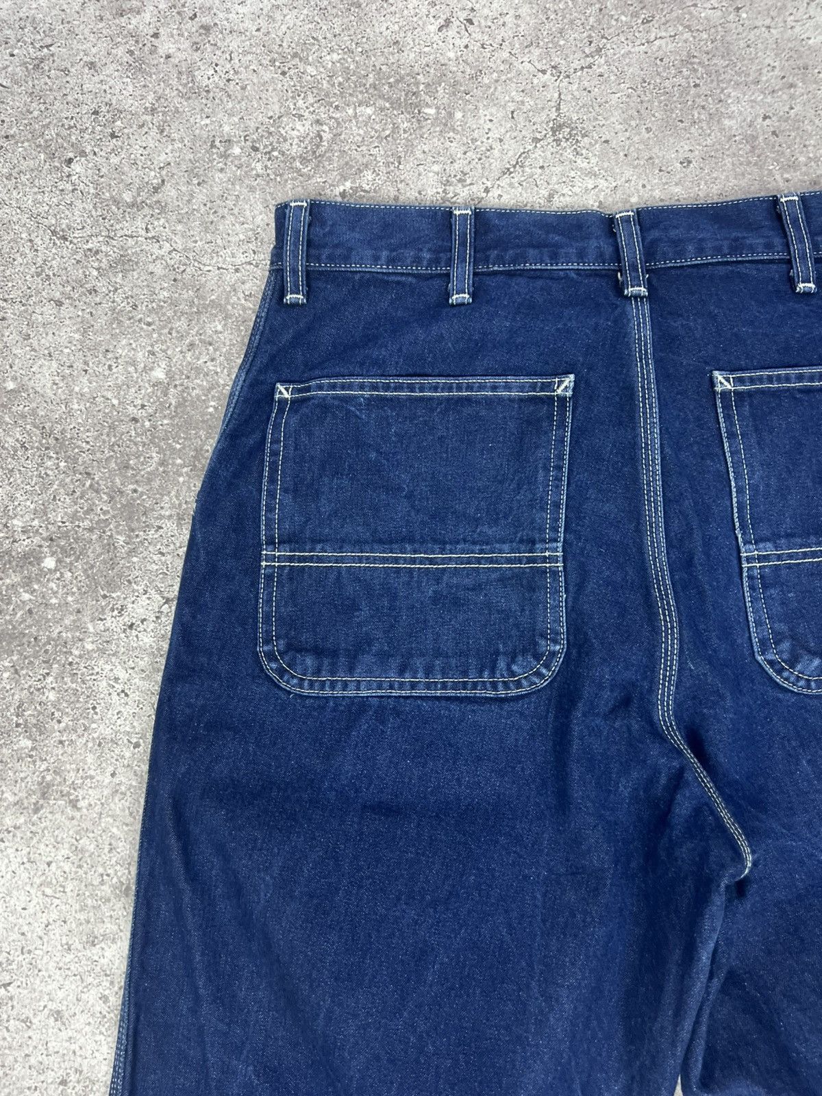 Carhartt Vintage Carhartt Denim Simple Pants 90s Blue Size US 33 - 4 Thumbnail