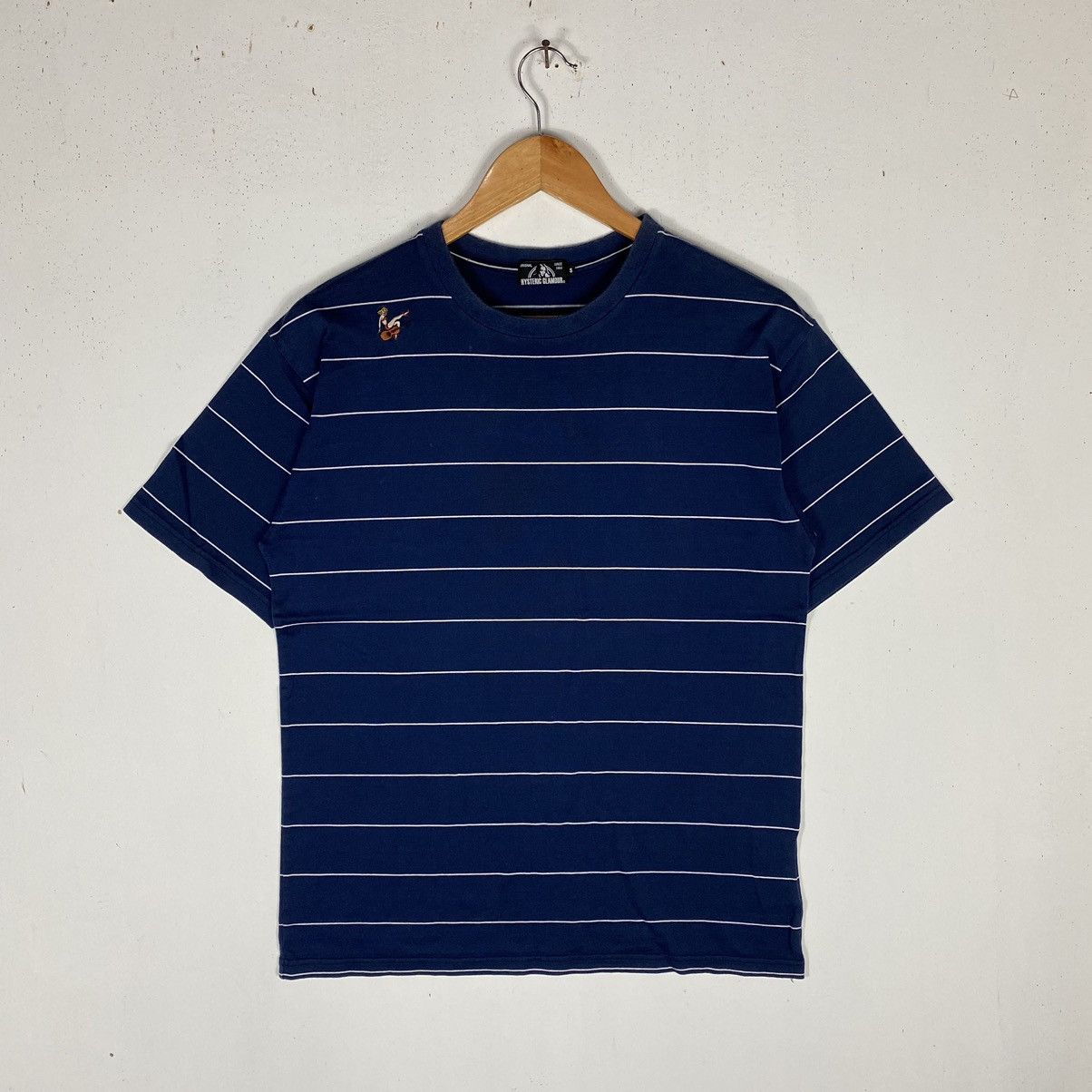 Hysteric Glamour HYSTERIC GLAMOUR NAVY STRIPED TEE Size US S / EU 44-46 / 1 - 2 Thumbnail