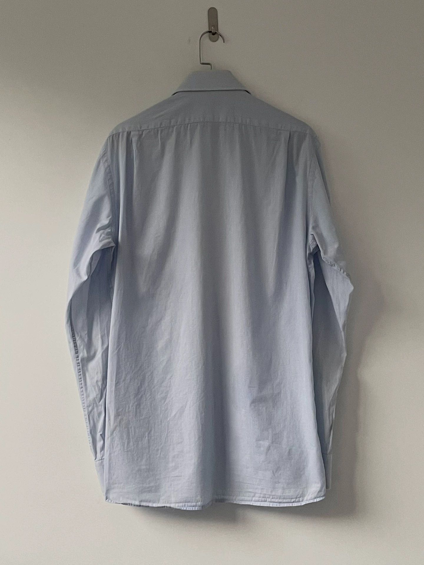 Burberry Burberry Light Blue Cotton 100% Shirt 38 (M) Size US M / EU 48-50 / 2 - 4 Thumbnail