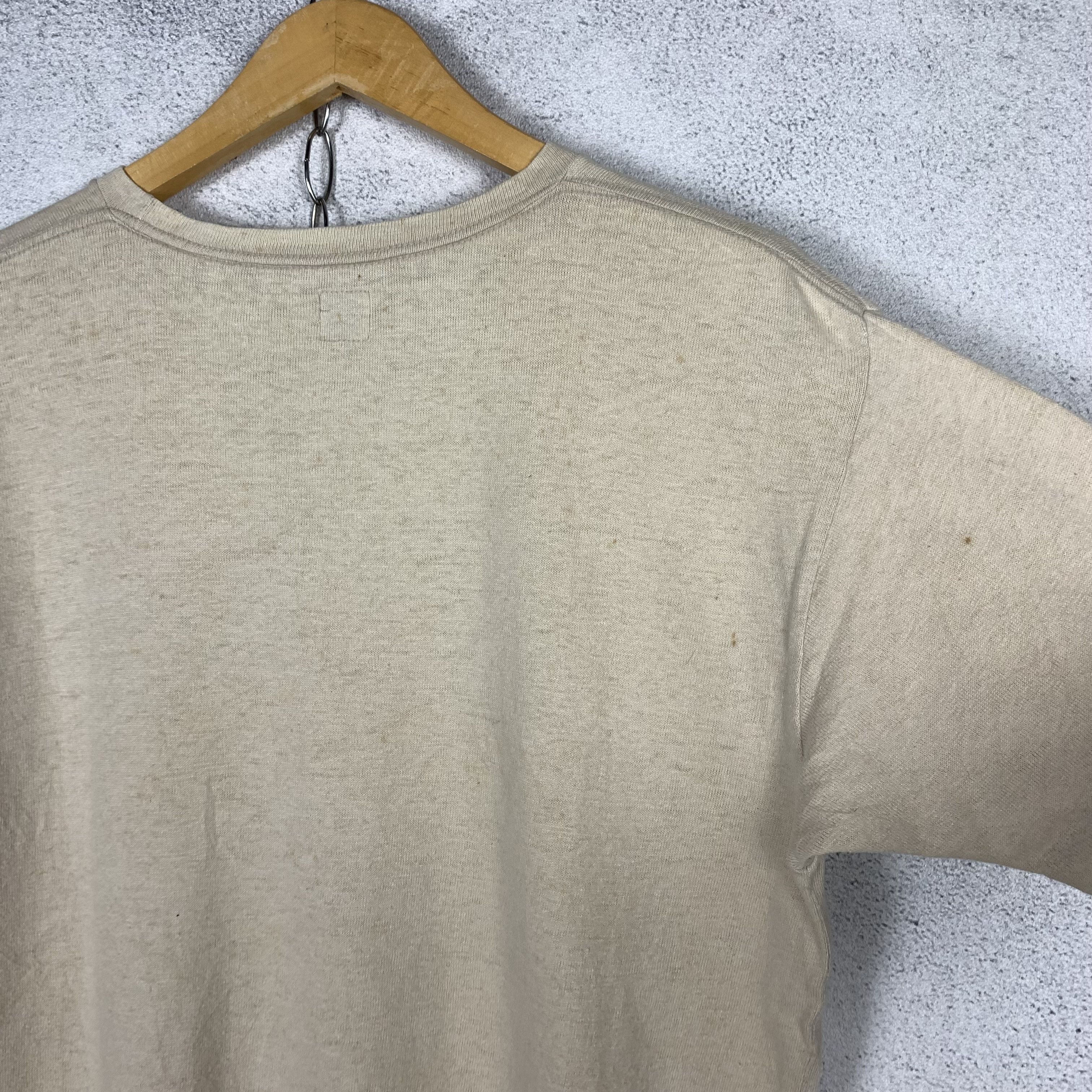 Japanese Brand Heritage Stone 'IDEALISM' Hemp Tshirt Size US M / EU 48-50 / 2 - 5 Thumbnail