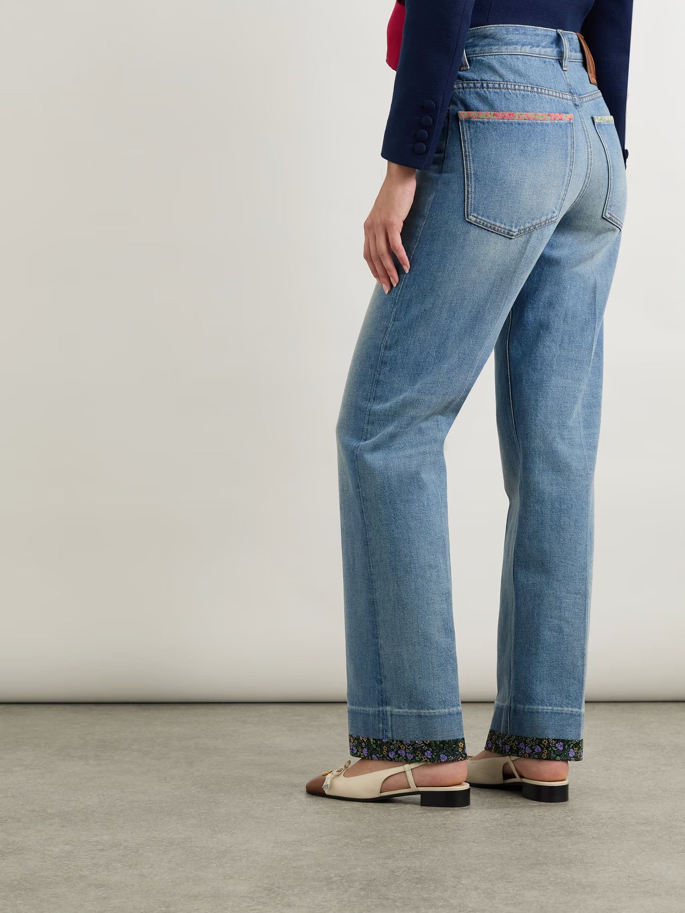 Valentino o1y0326 Denim Pant in Blue Size 26" / US 2 / IT 38 - 3 Thumbnail
