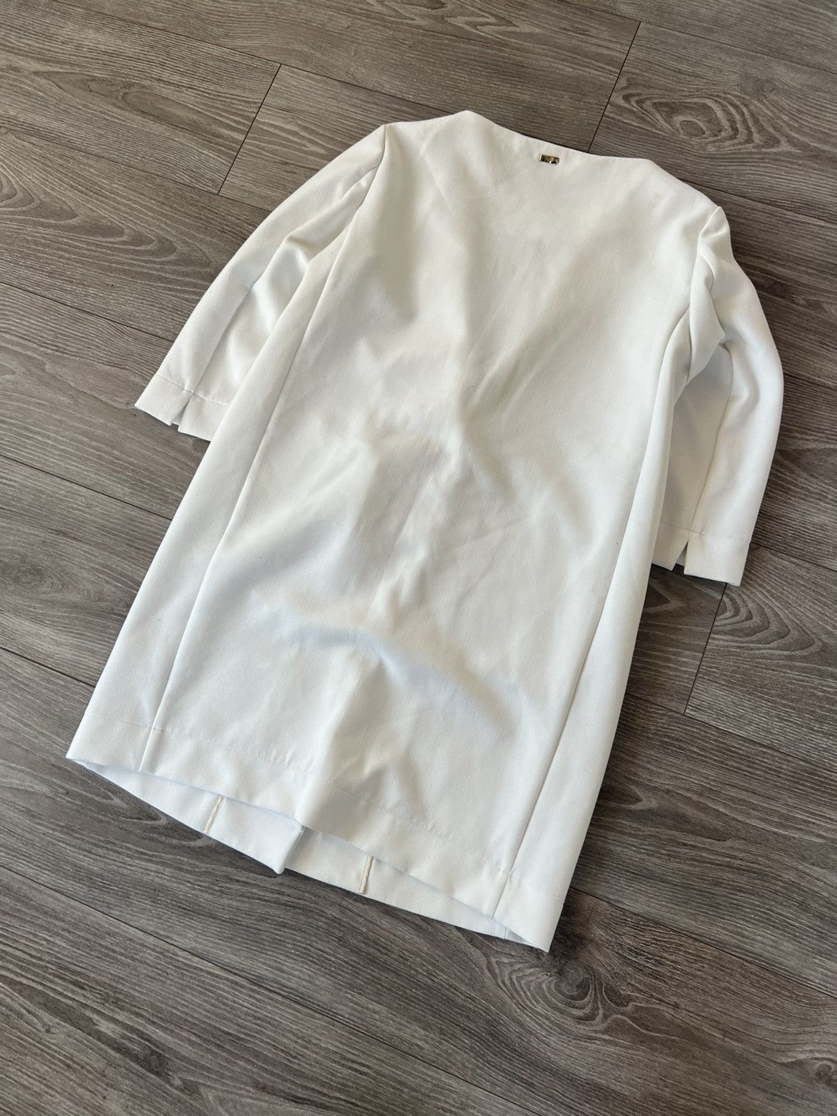 Herno × Vintage ‼️Vintage Herno Luxury White Button Coat Jacket‼️ Size M / US 6-8 / IT 42-44 - 13 Thumbnail