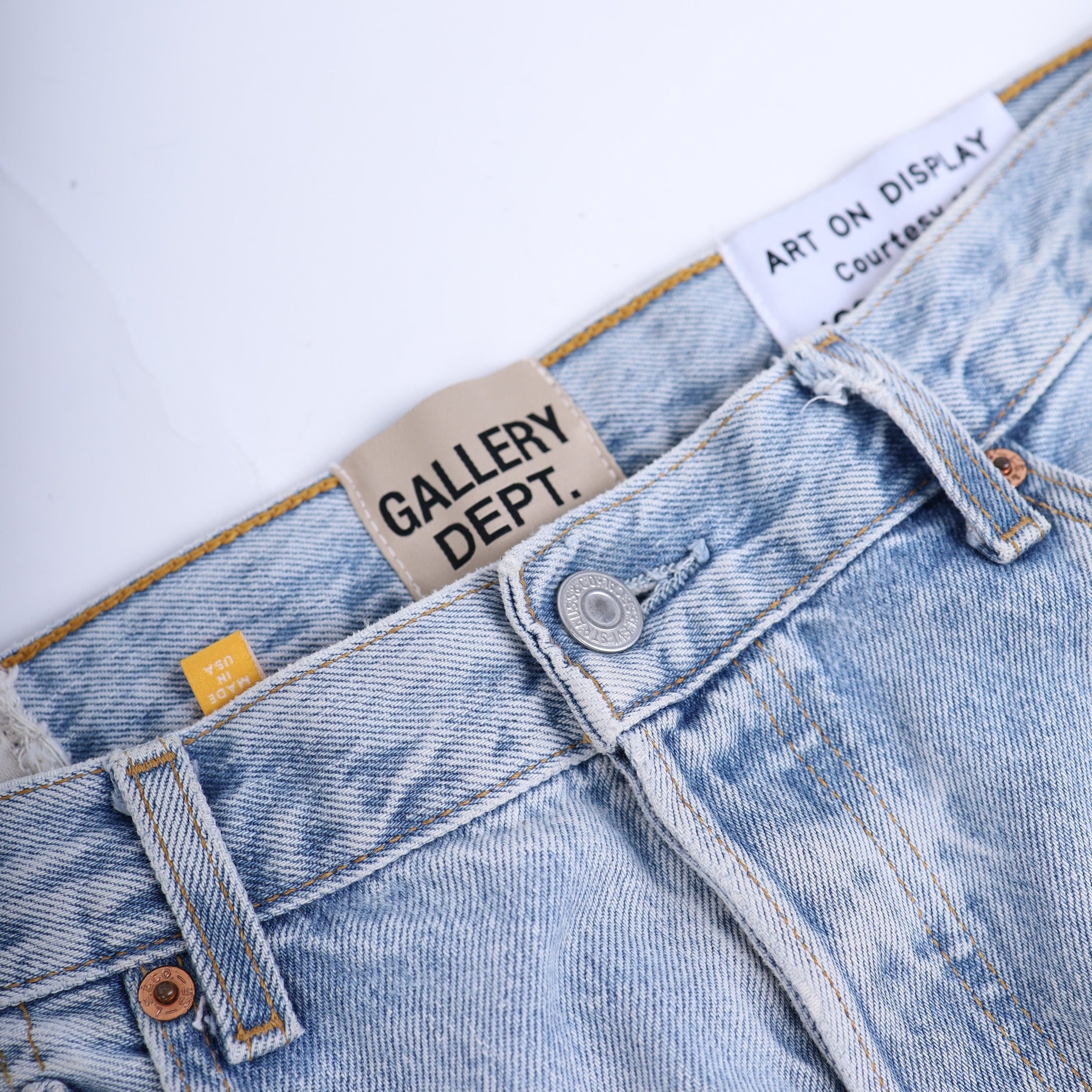 Gallery Dept. Gallery Dept Blue Denim LA Flare Size US 30 / EU 46 - 3 Thumbnail