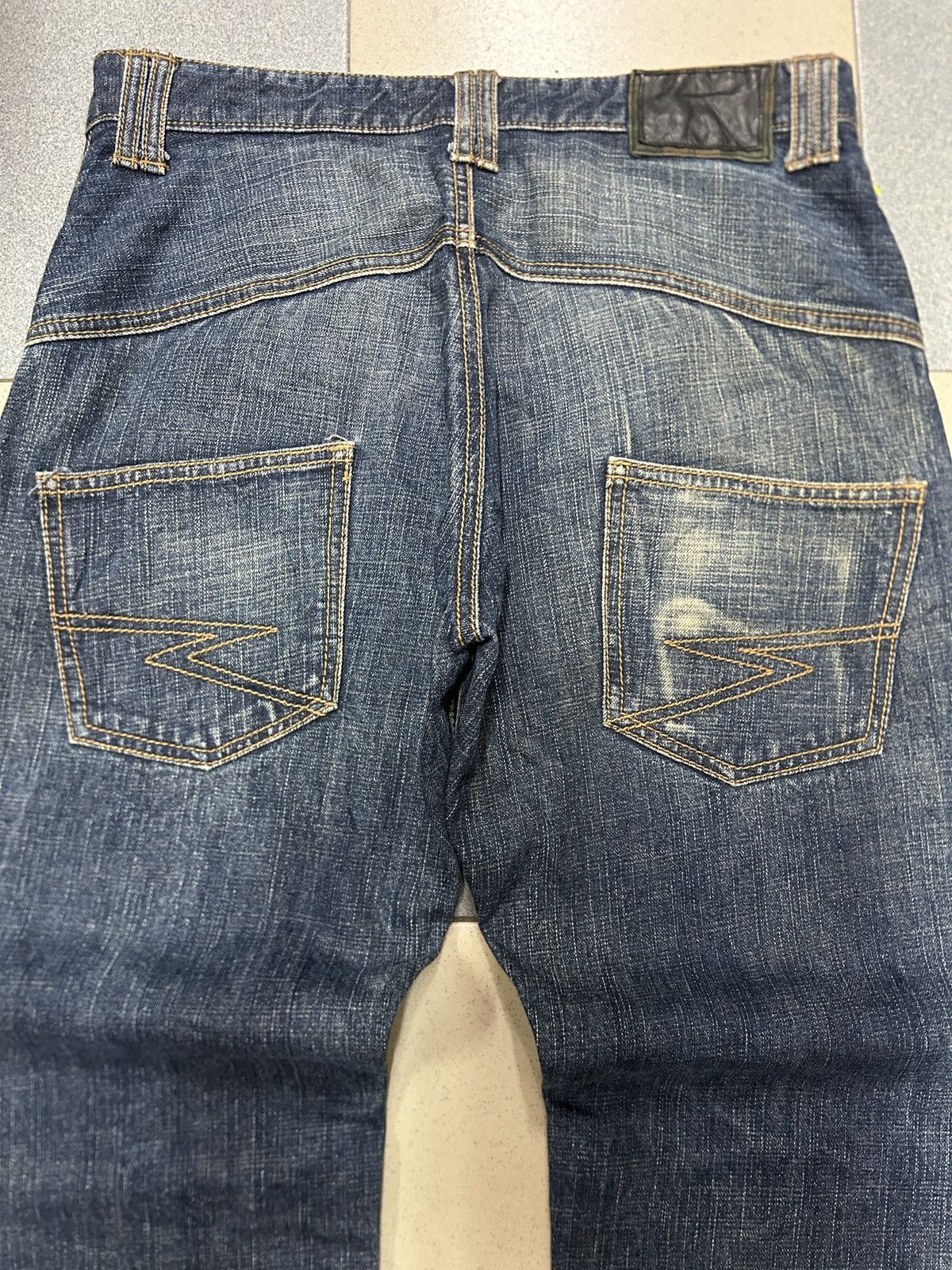 If Six Was Nine × Japanese Brand × Le Grande Bleu (L.G.B.) Vintage Japanese Brand Baggy Selvedge y2k Jeans Size US 34 / EU 50 - 6 Thumbnail