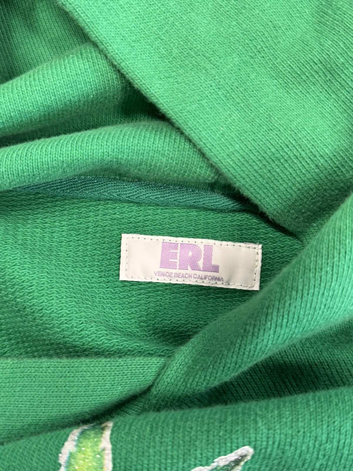 ERL ERL Printed Hoodie Green Size US XXL / EU 58 / 5 - 4 Thumbnail