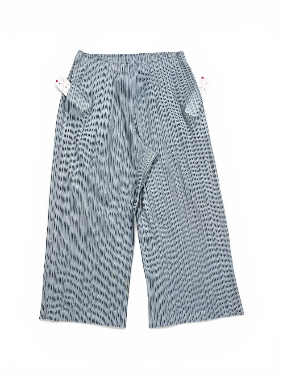 Issey Miyake Pleats Please Issey Miyake Cropped Pants Size 26" / US 2 / IT 38 - 2 Thumbnail