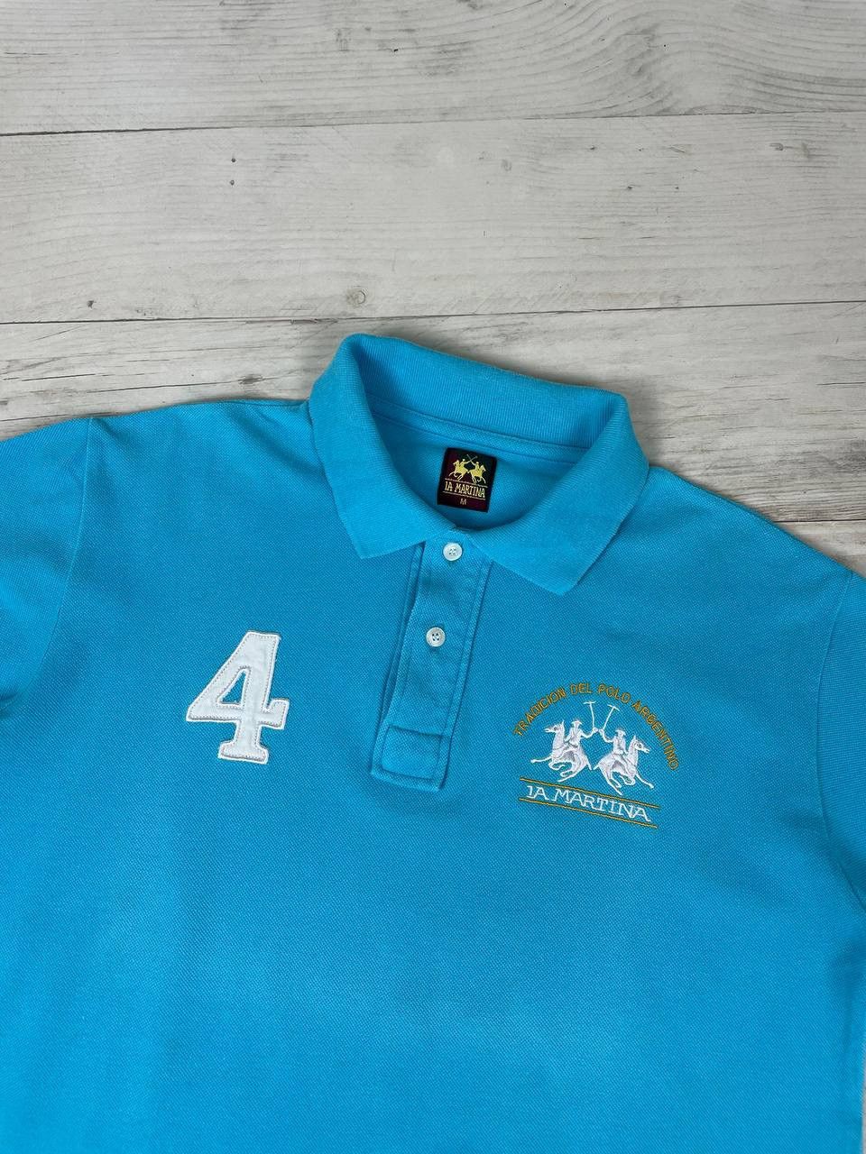 La Martina Vintage La Martina Polo Shirt Big Logo Size US M / EU 48-50 / 2 - 2 Thumbnail
