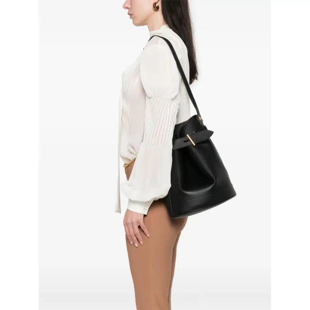 Tom Ford o1loc1c0825 L1842 Size: OS / Leather Bucket Bag in Black Size ONE SIZE - 2 Thumbnail