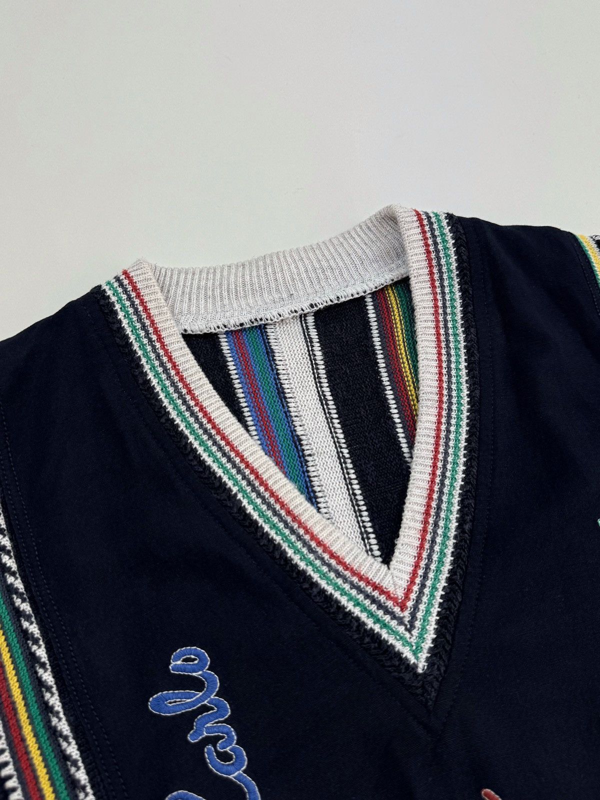 Carlo Colucci × Vintage 1990’s Vintage Carlo Colucci V-Neck Sweater Size US M / EU 48-50 / 2 - 6 Thumbnail