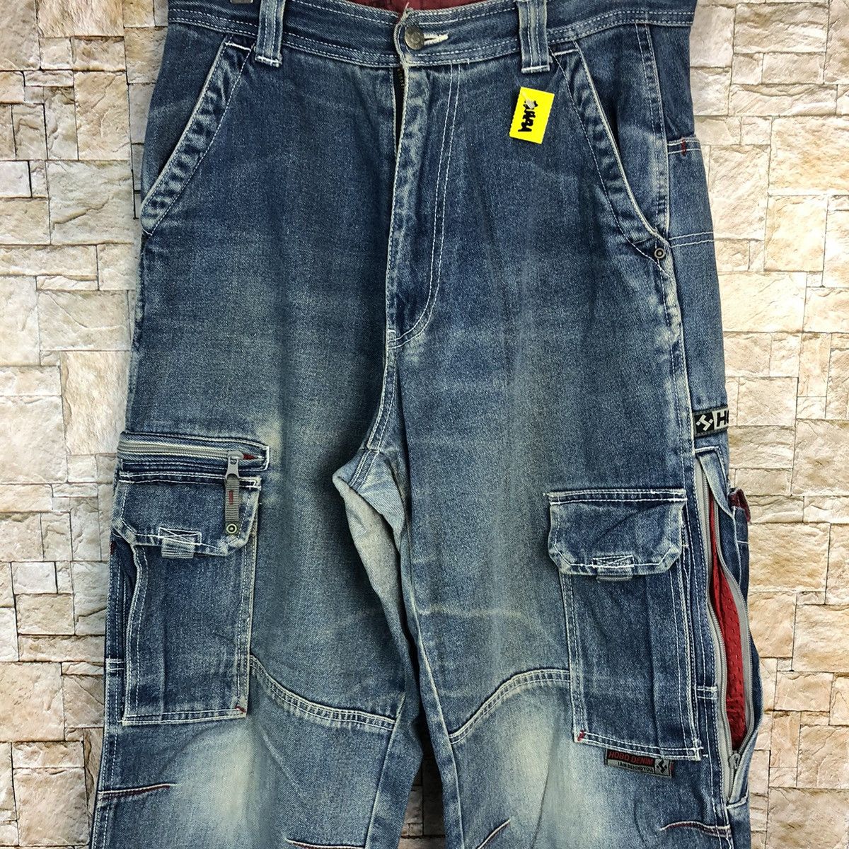 Hobo Hobo Blue Denim utility Cargo Multipocket Pants #A433 Size US 30 / EU 46 - 5 Thumbnail