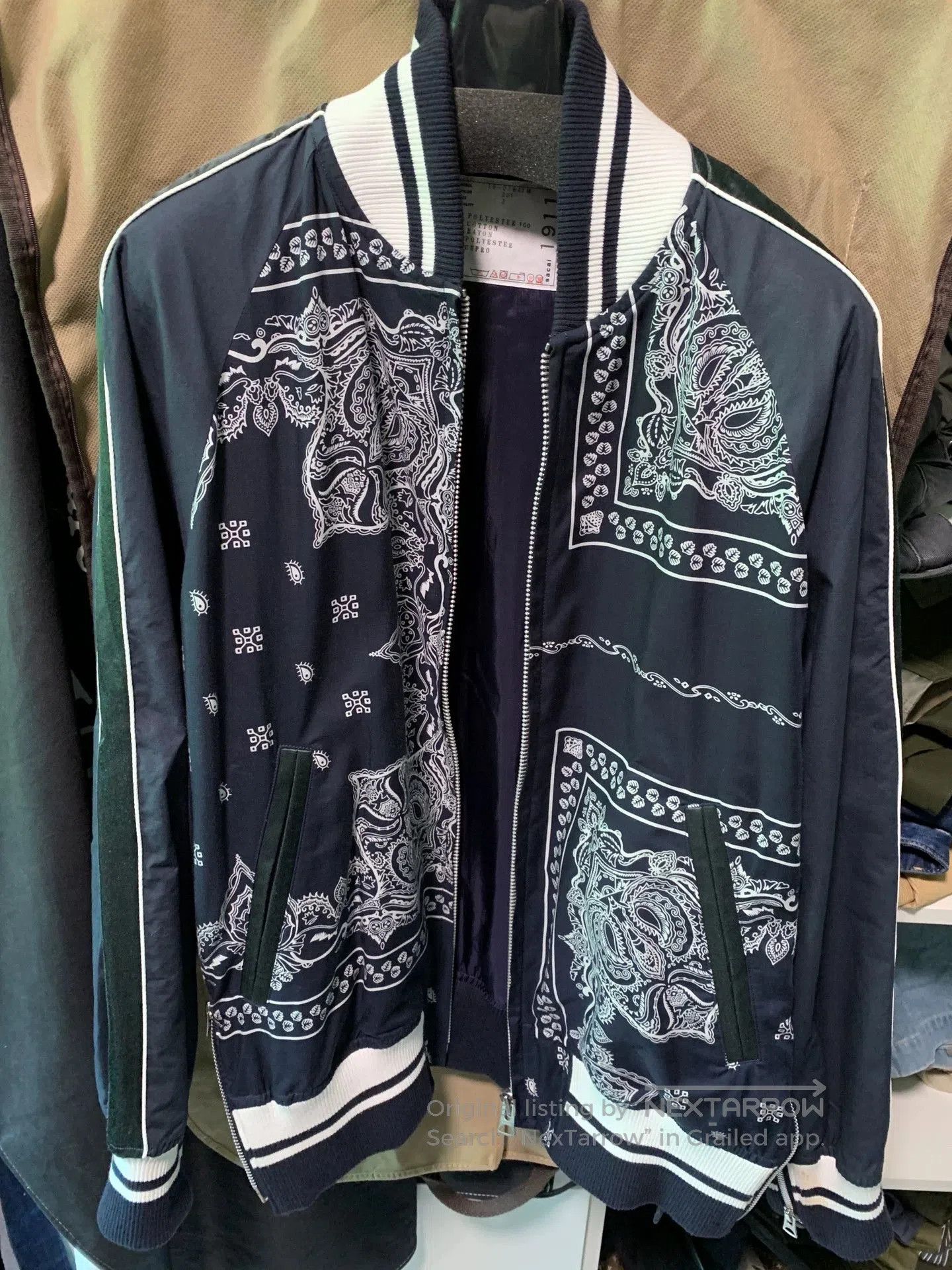 Sacai sacai drwoo collaboration jacket size 2. Size US M / EU 48-50 / 2 - 2 Thumbnail