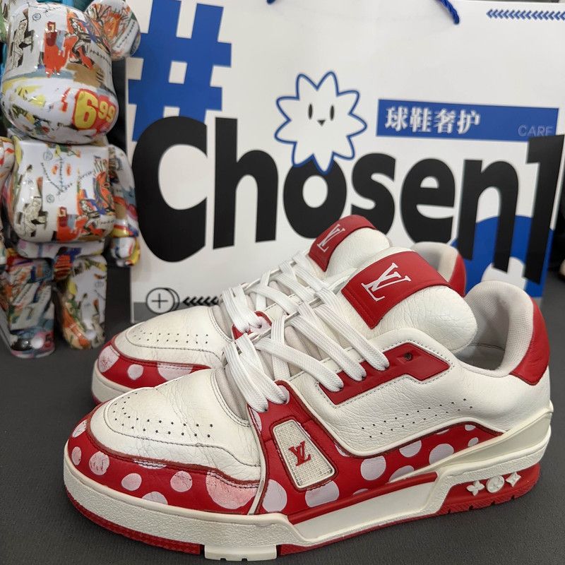 Louis Vuitton Yayoi Kusama x Louis Vuitton Trainer Sneakers 0089 Size US 8.5 / EU 41-42 - 1 Thumbnail